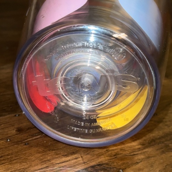 TERVIS Happy Everything Colorful Bright Dot Plastic 24oz. Tumbler Cup w/Lid - Picture 4 of 6